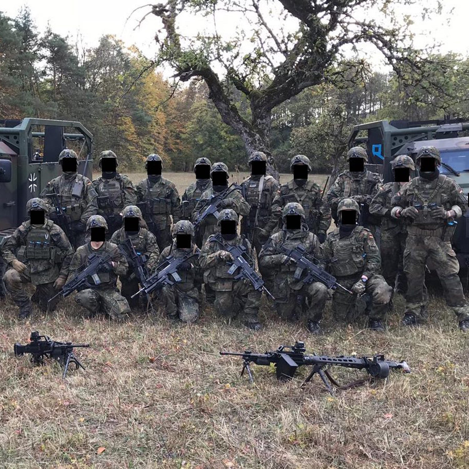 Gruppenfoto Soldaten
