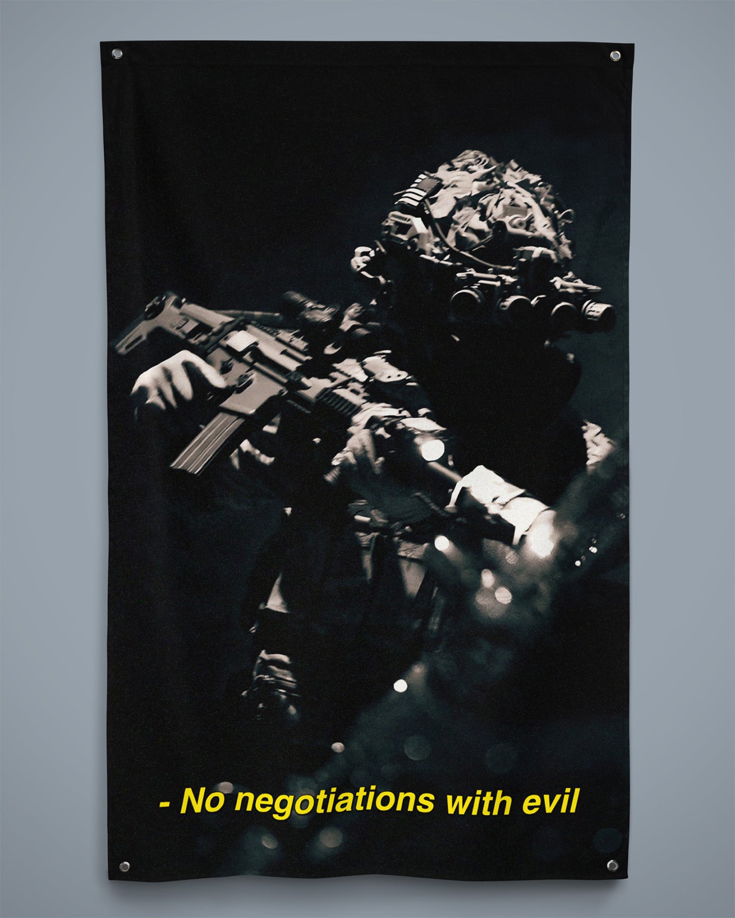 No Negotiations Flagge