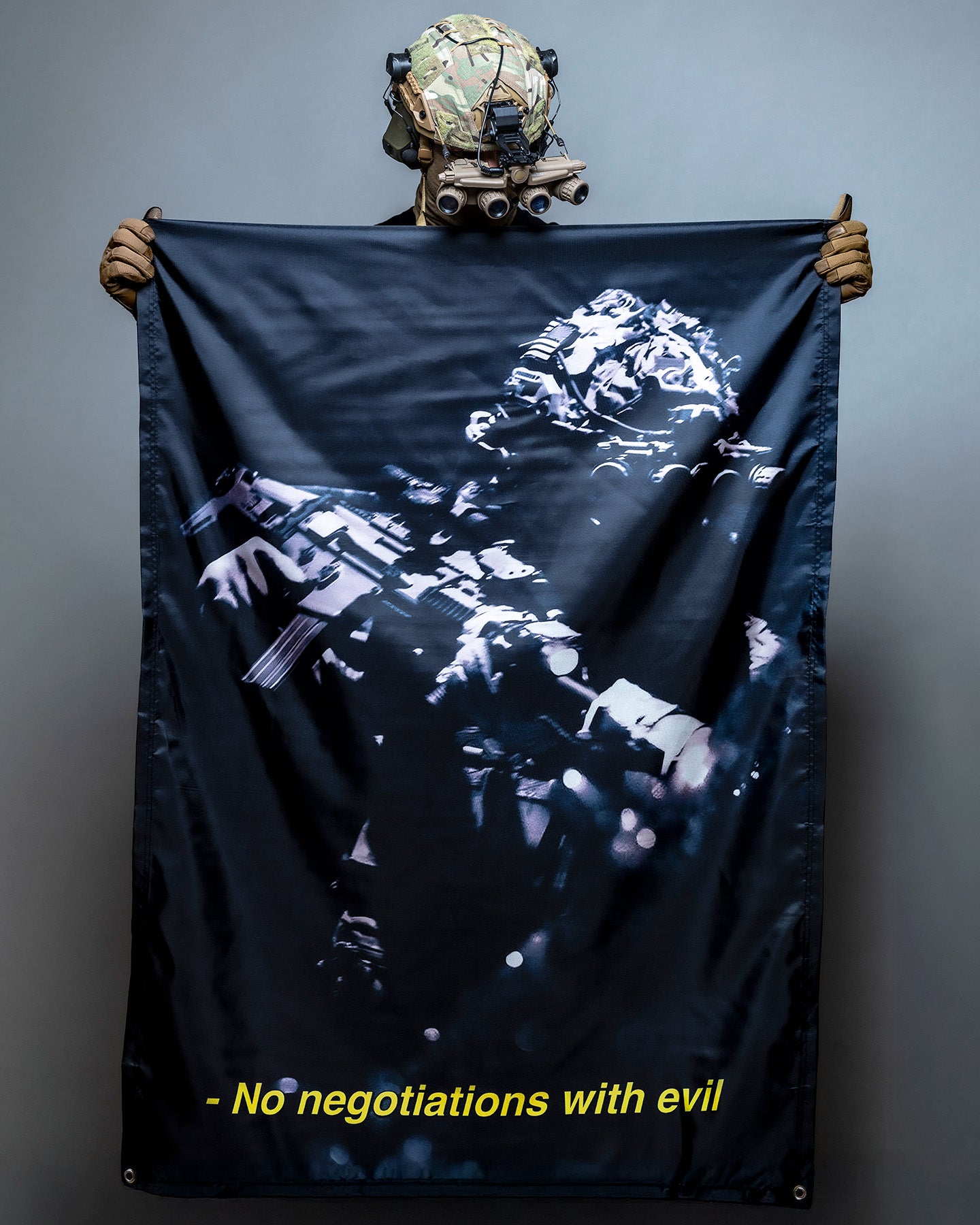 No Negotiations Flagge