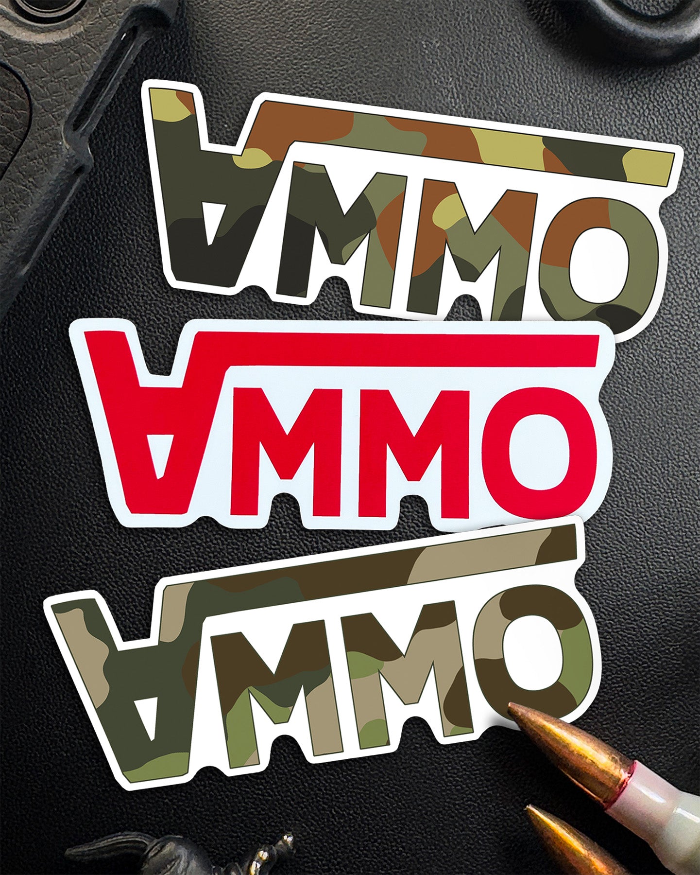 Pack de stickers CAMO AMMO