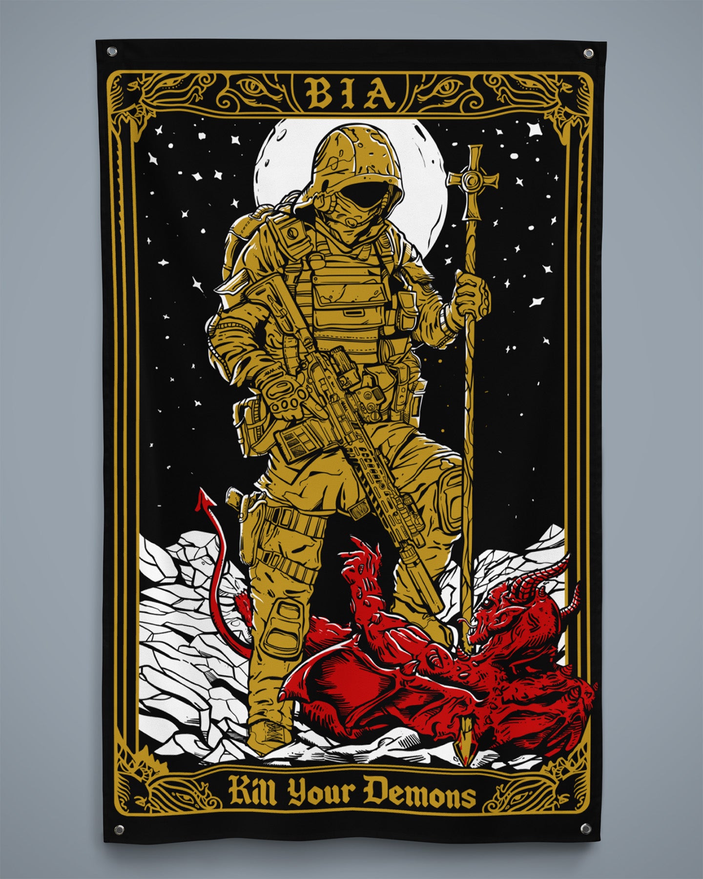 "Kill your Demons" - Flagge