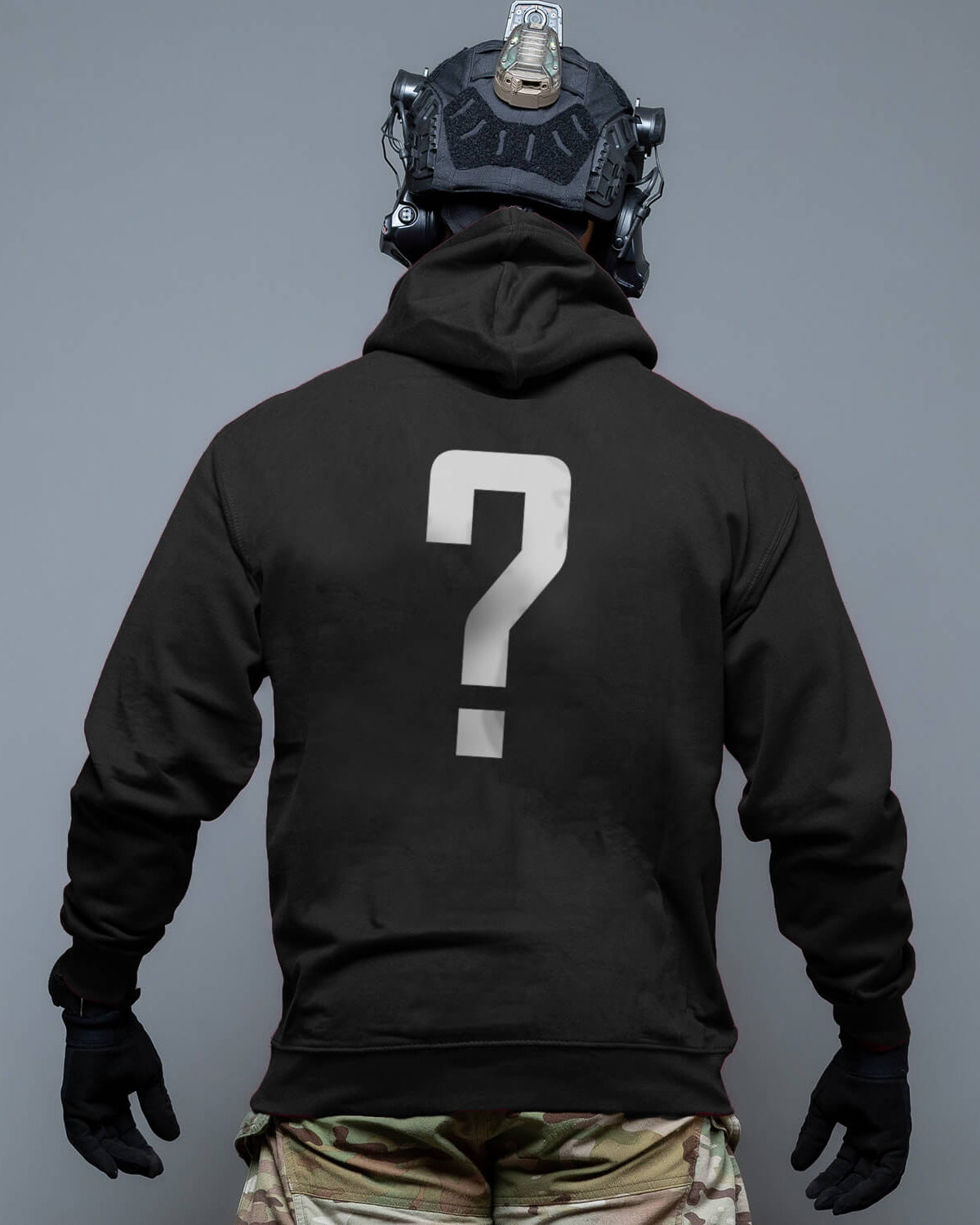 Mystery Hoodie schwarz - lass dich überraschen