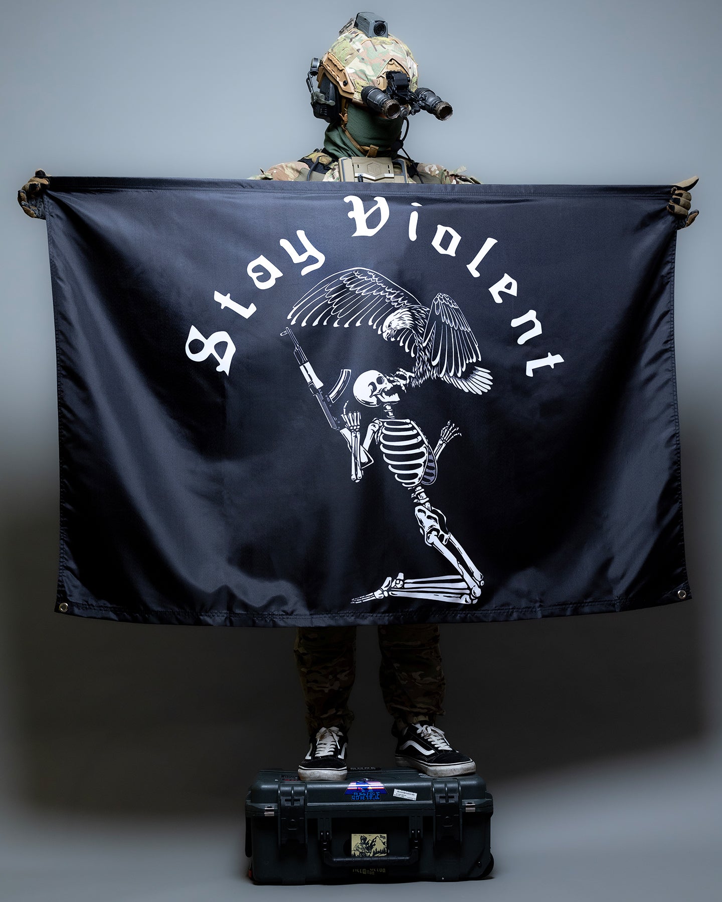 Stay Violent Flag