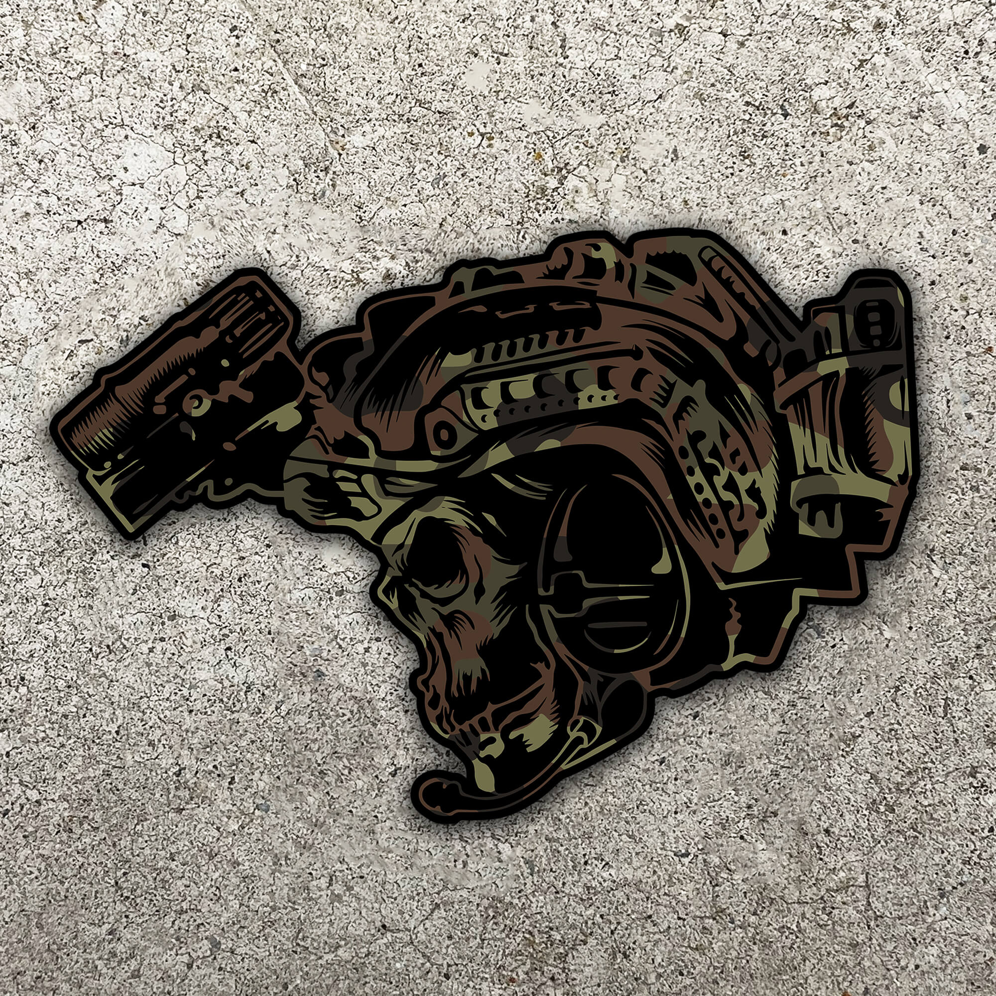 BIA Camo Sticker