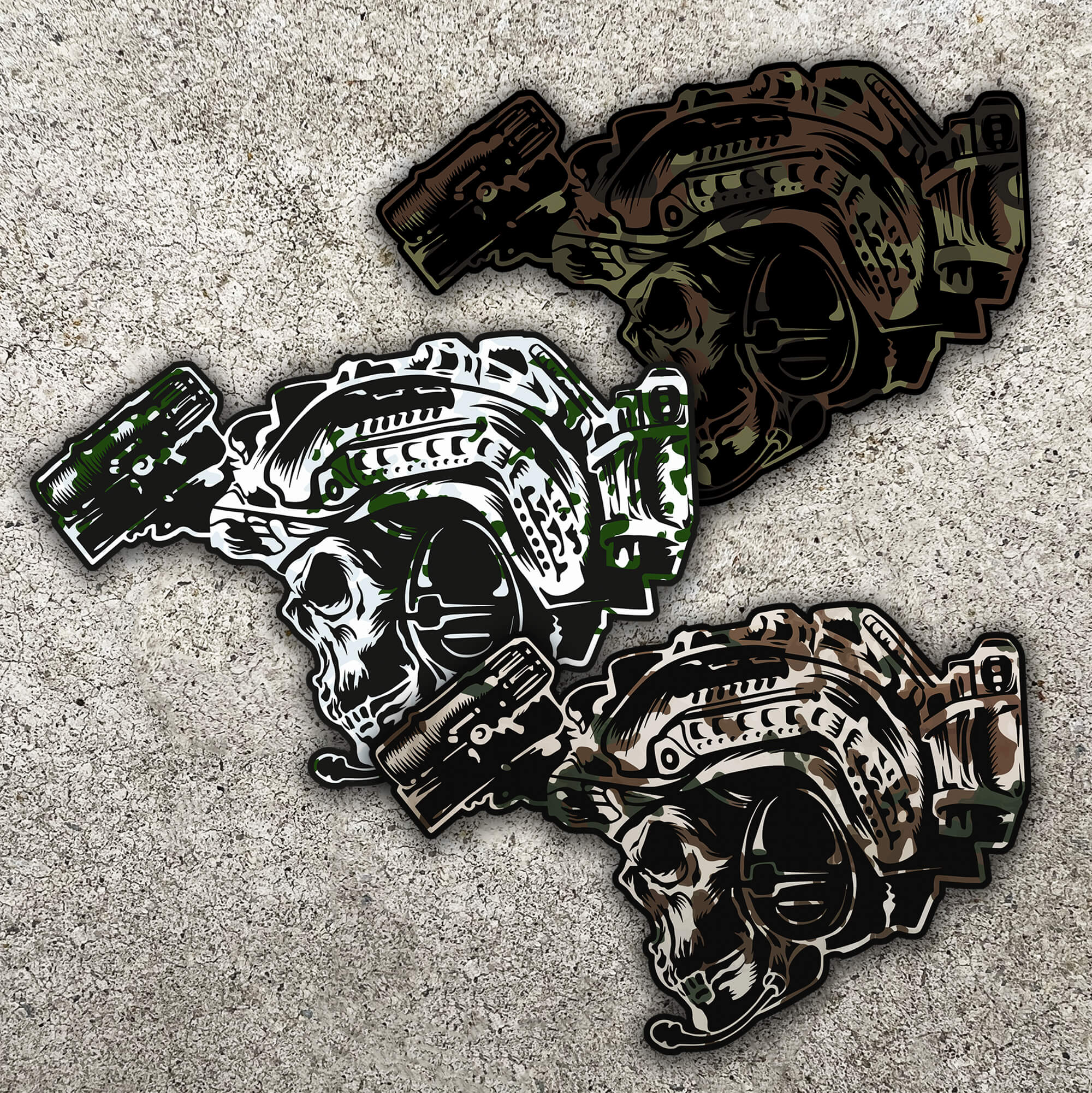 BIA Camo Sticker