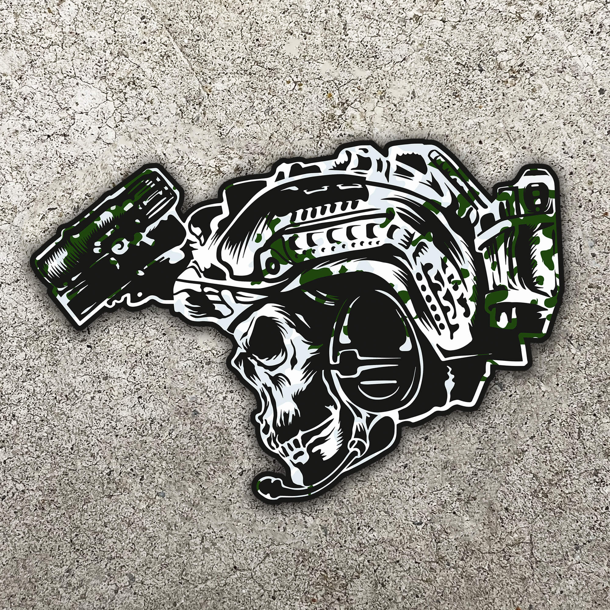 BIA Camo Sticker