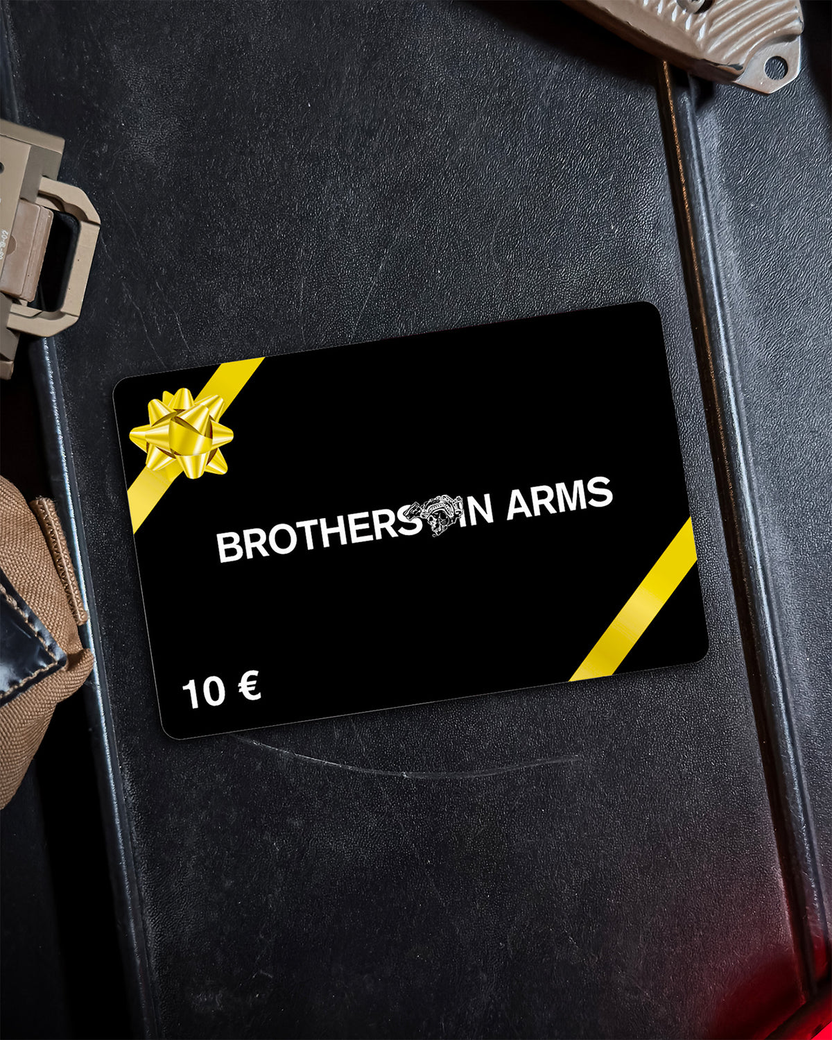 Brothers in Arms gift card with a value of 10 euro