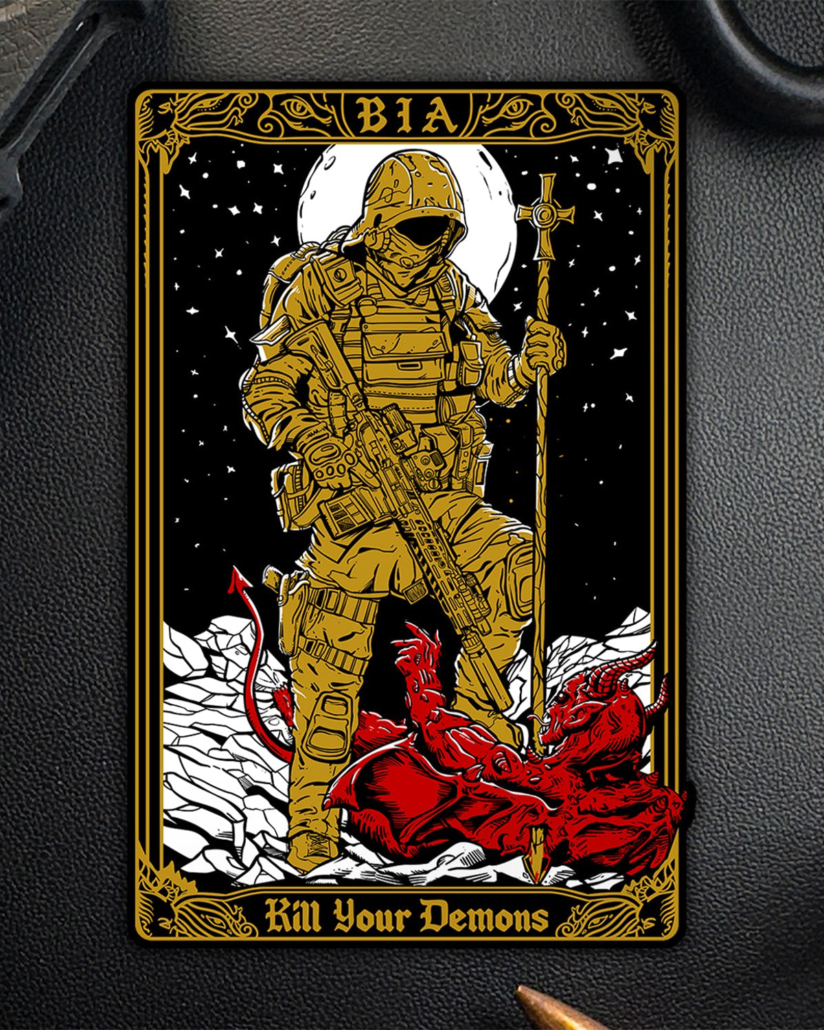 Kill your Demons - Sticker quadratisch #pieces_single 1