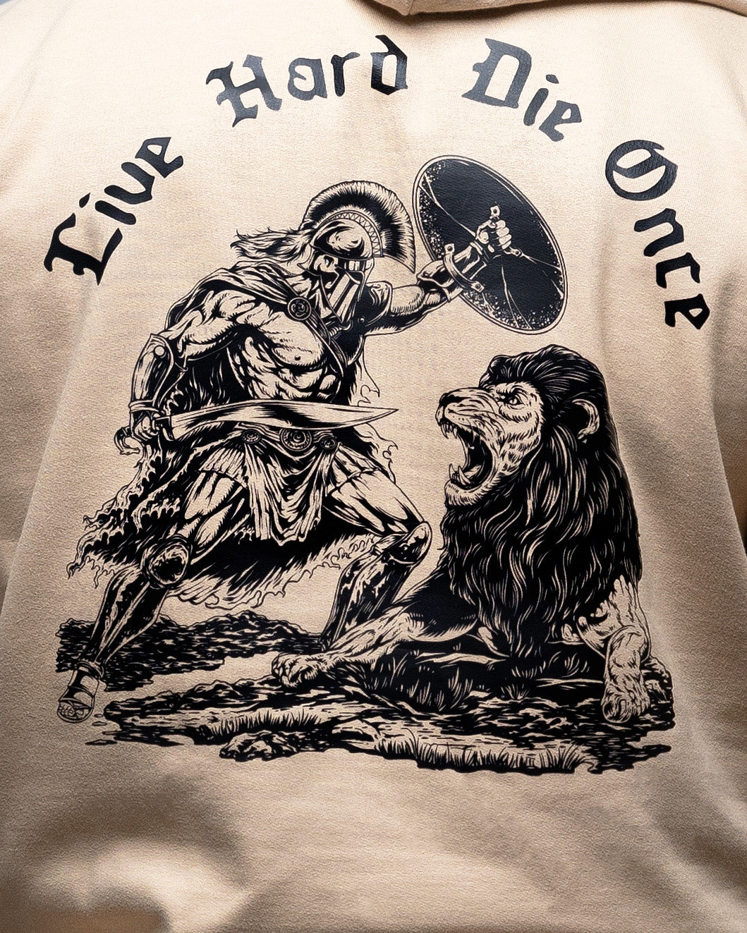 Die Once Hoodie in Sand