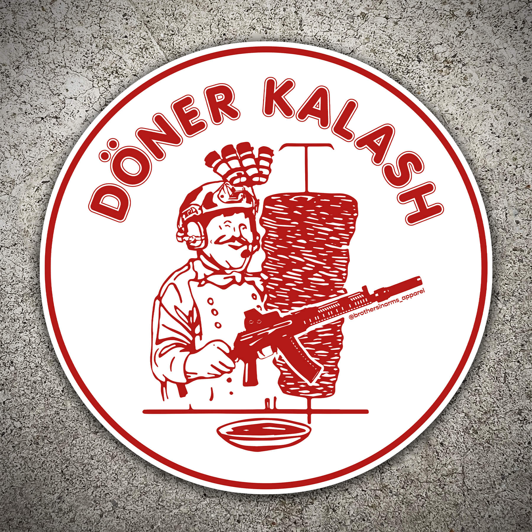 Döner Kalash Spicy Sticker