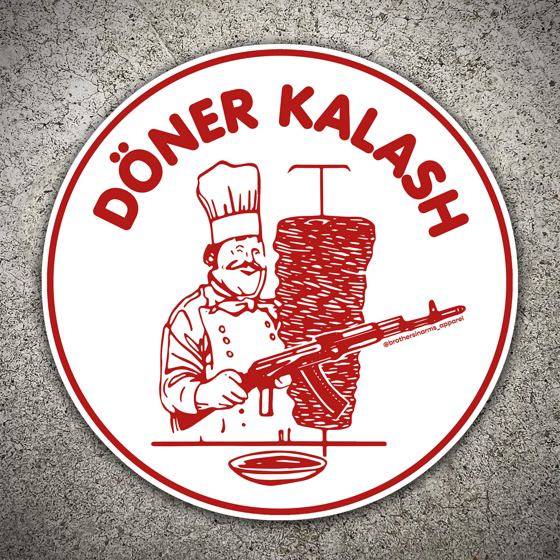 Döner Kalash Sticker