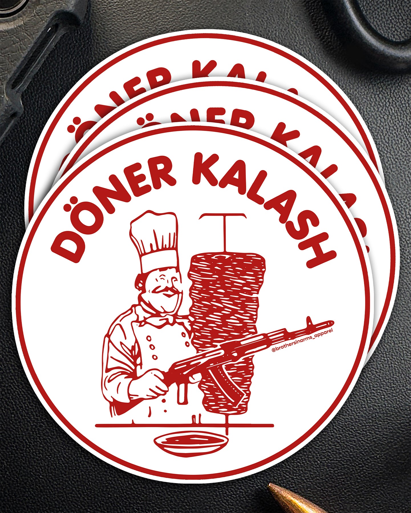 Autocollant Döner Kalash