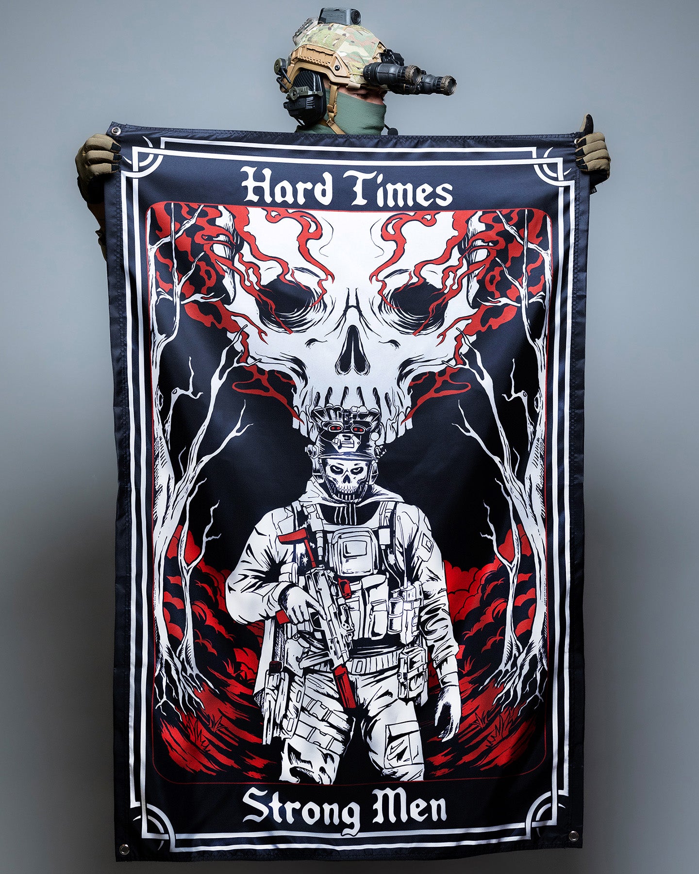 Hard Times - Strong Men | Heavy Duty Flag