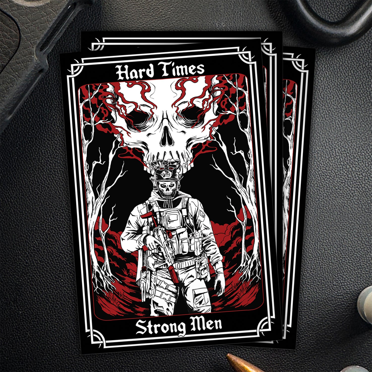 Hard Times Tarot Sticker