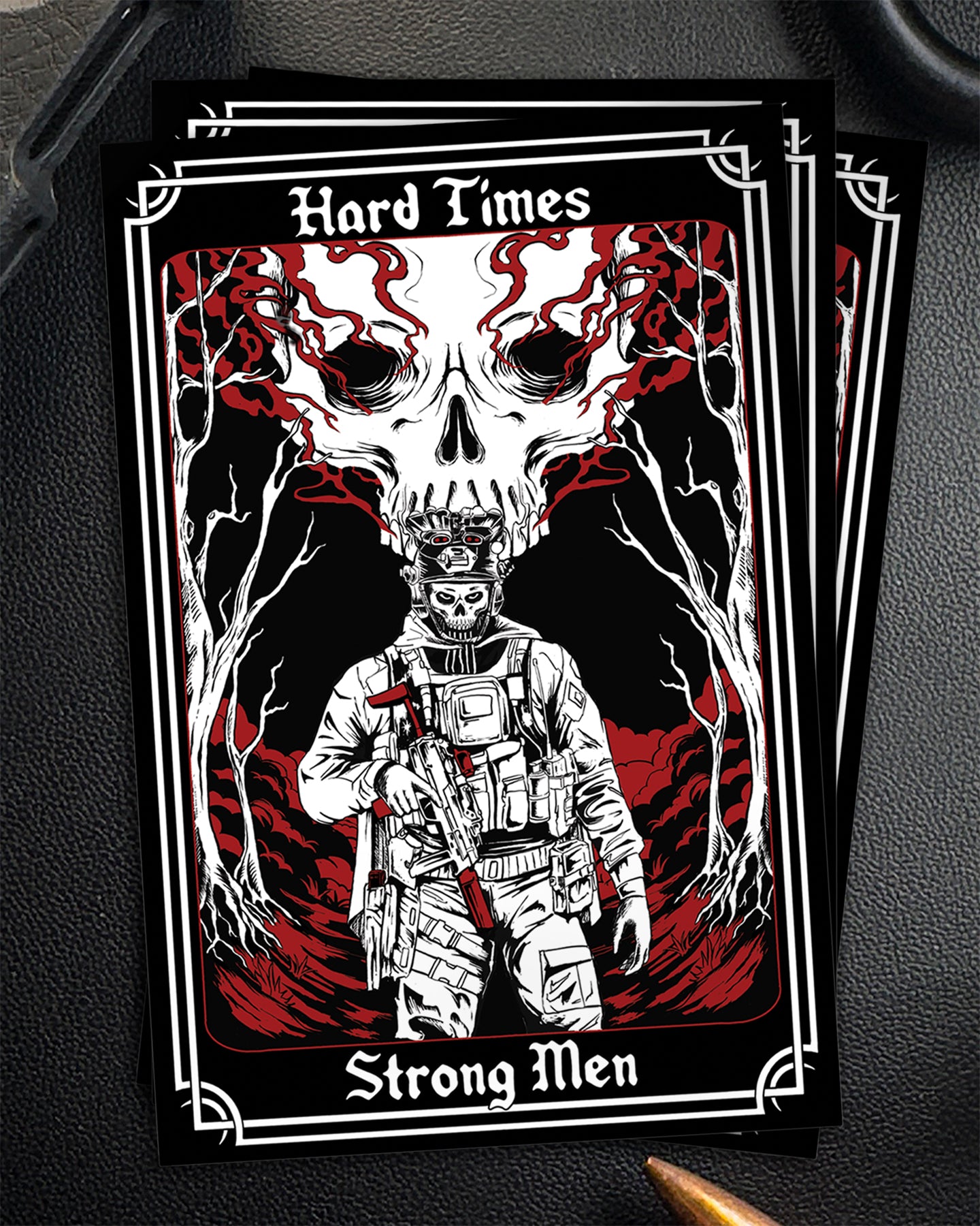 Hard Times Tarot Sticker