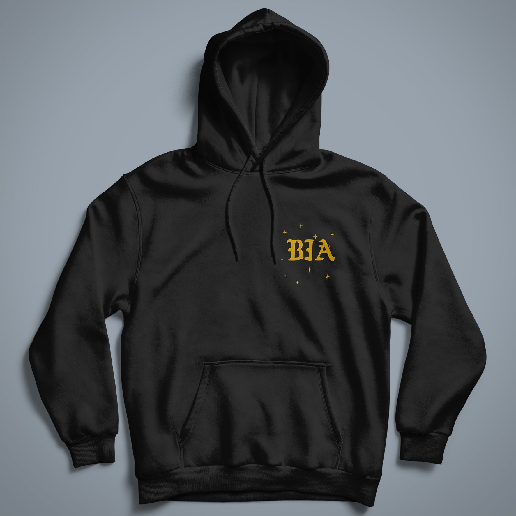 Eyes on the horizon - Hoodie black Frontprint