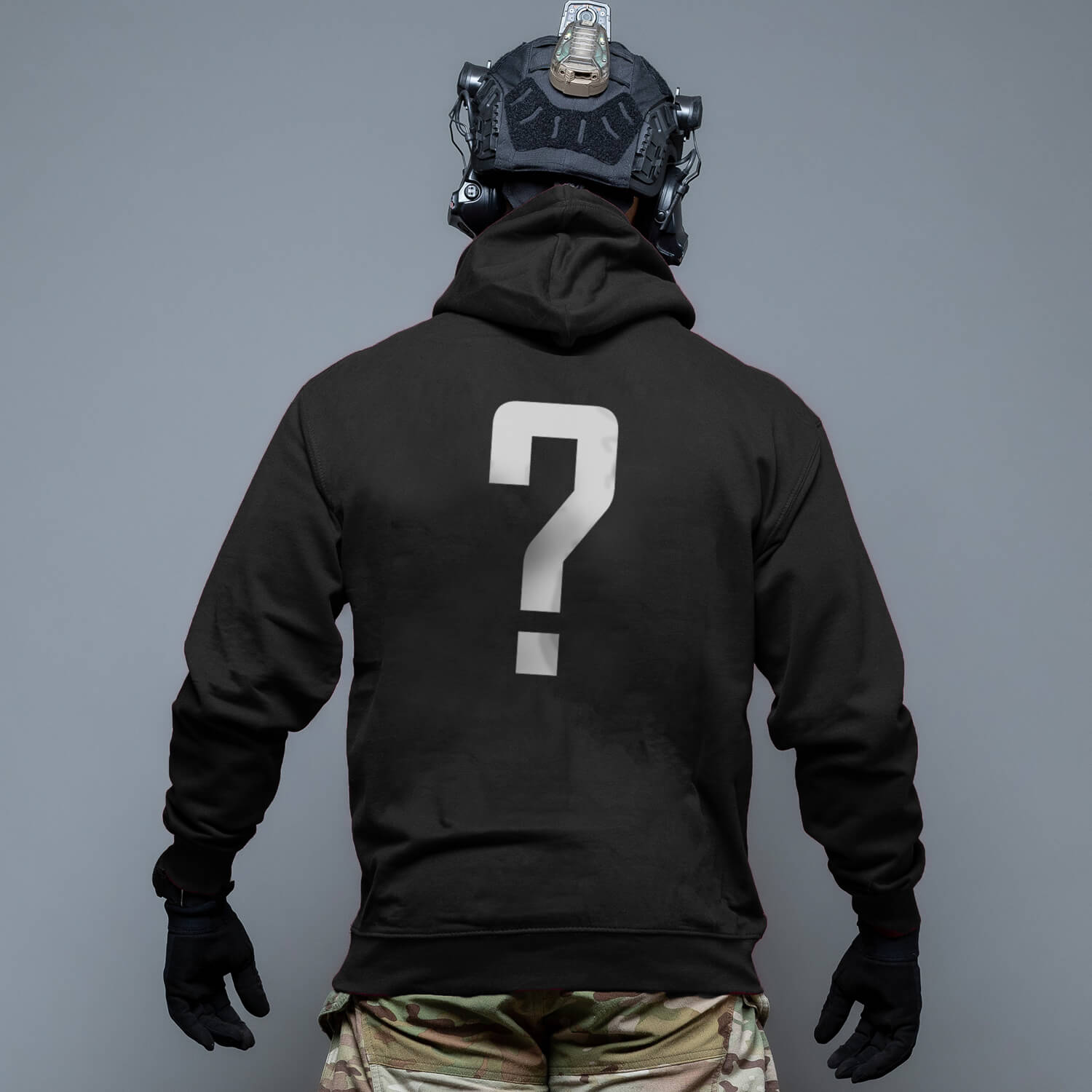 Mystery Hoodie schwarz - lass dich überraschen