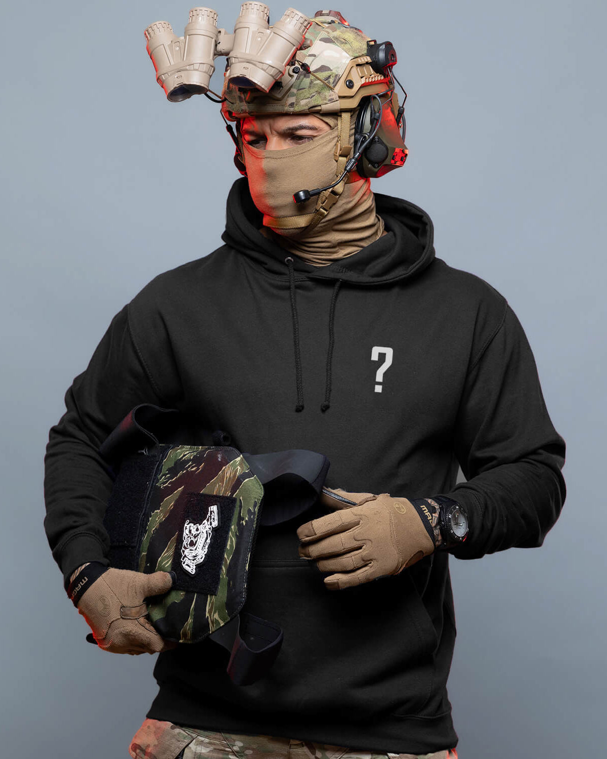 Mystery Hoodie schwarz - lass dich überraschen