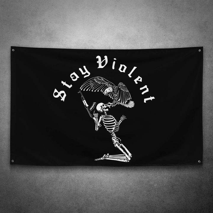 Stay Violent Flag