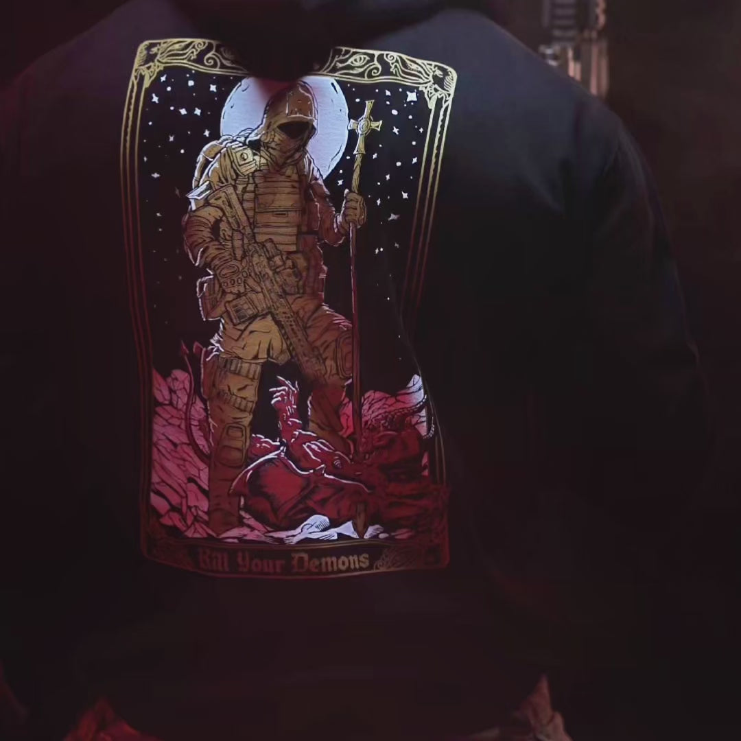 Kill your Demons Hoodie schwarz Demovideo