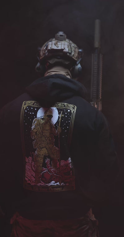 Kill your Demons Hoodie schwarz Demo-Video