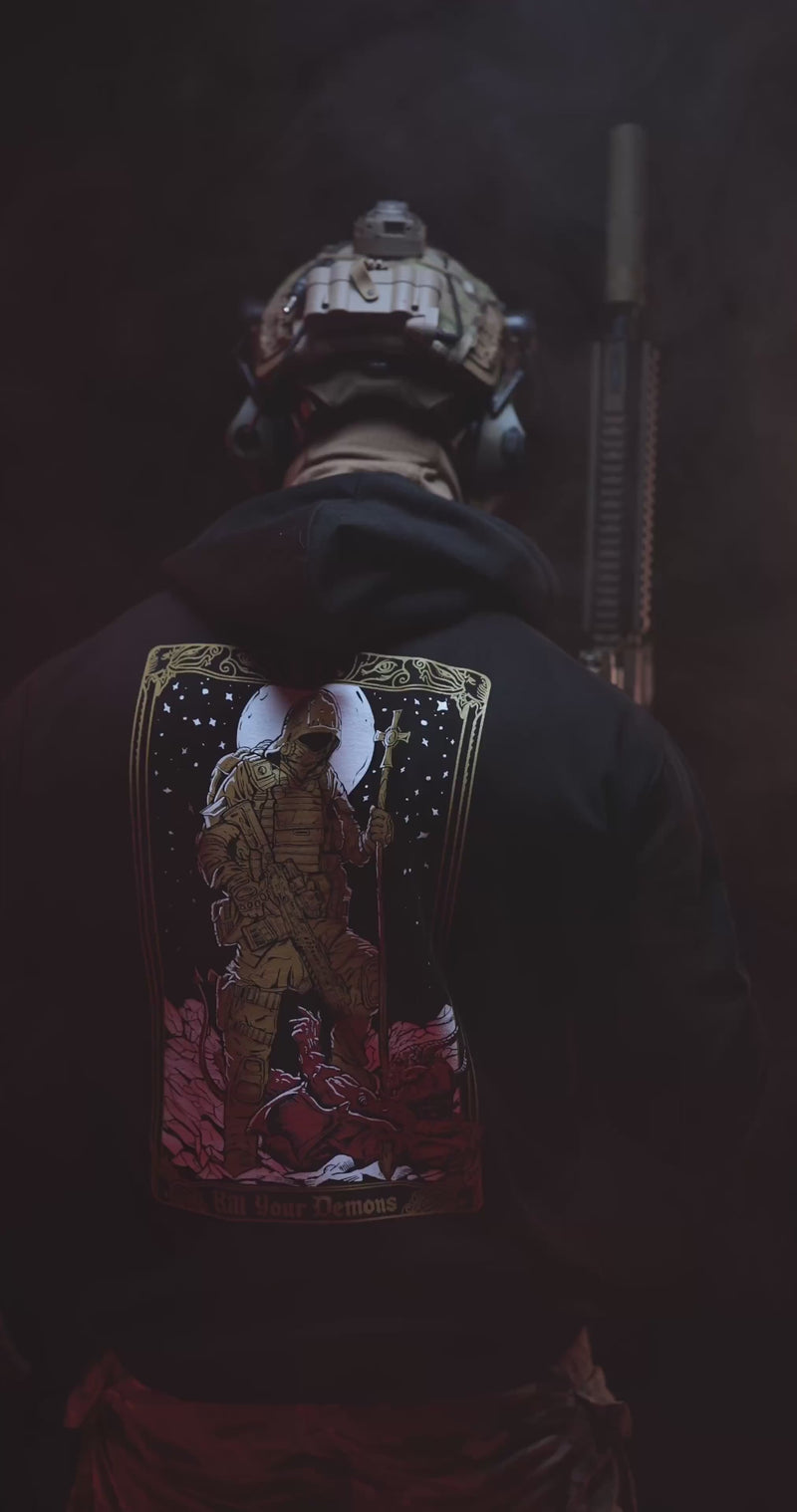 Kill your Demons Hoodie schwarz Demo-Video